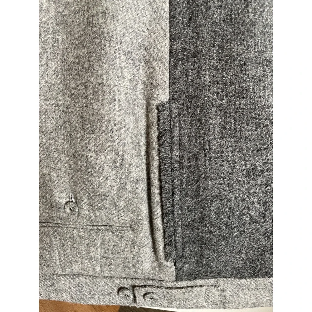 Thom Browne Tapered two tone Gray Wool Tweed Pants Size 3